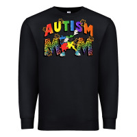Black Autism mom Premium Sweatshirt - FaDigitalArtStudio