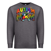 Charcoal Heather Autism mom Premium Sweatshirt - FaDigitalArtStudio