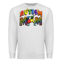 Oatmeal Heather Autism mom Premium Sweatshirt - FaDigitalArtStudio