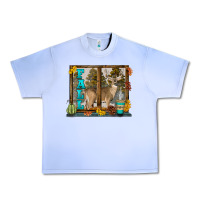 Grape Ice White Tailed Buck Fall Urban Heavy Tee - LillyAllenDesigns
