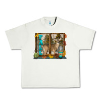 Pistachio White Tailed Buck Fall Urban Heavy Tee - LillyAllenDesigns