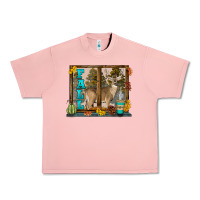 Salmon White Tailed Buck Fall Urban Heavy Tee - LillyAllenDesigns