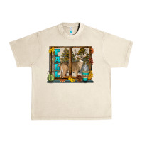 Sandshell White Tailed Buck Fall Urban Heavy Tee - LillyAllenDesigns