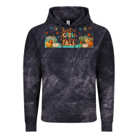 Cloud Black just a girl who loves fall libbey glass Vintage Hoodie - BundleAndBundleShop