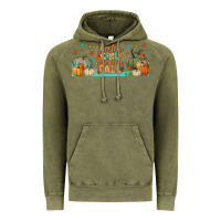 Vintage Olive just a girl who loves fall libbey glass Vintage Hoodie - BundleAndBundleShop