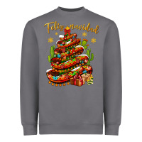 Storm Christmas Feliz Navidad Heavyweight Sweatshirt - NancyCooperArtShop