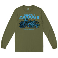 Army Green American Chopper Long Sleeve Tee - Bettercallsaul