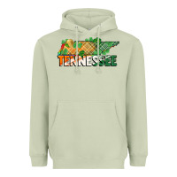Matcha tennessee map st patrick's day Heavyweight Hoodie - FaDigitalArtStudio