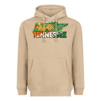 Mushroom tennessee map st patrick's day Heavyweight Hoodie - FaDigitalArtStudio