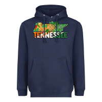 Navy tennessee map st patrick's day Heavyweight Hoodie - FaDigitalArtStudio