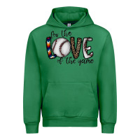 Emerald for the love of the game baseball Urban Hoodie - CowhideDigitalArt
