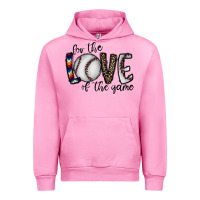 Fuchsia Pink for the love of the game baseball Urban Hoodie - CowhideDigitalArt