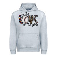 Heather Grey for the love of the game baseball Urban Hoodie - CowhideDigitalArt