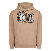 Pigment Burro for the love of the game baseball Urban Hoodie - CowhideDigitalArt