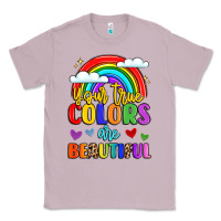 Lilac name vibrant positivity rainbow art Classic Tee - LillyAllenDesigns