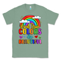 Sage name vibrant positivity rainbow art Classic Tee - LillyAllenDesigns