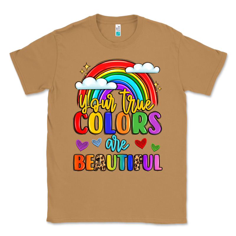Name Vibrant Positivity Rainbow Art Classic Tee by LillyAllenDesigns | Teevron