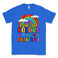 True Royal name vibrant positivity rainbow art Classic Tee - LillyAllenDesigns