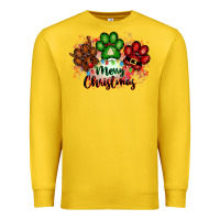Lemon merry christmas paws Premium Sweatshirt - FaDigitalArtStudio