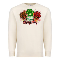 Sandshell merry christmas paws Premium Sweatshirt - FaDigitalArtStudio