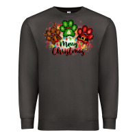 Smoke merry christmas paws Premium Sweatshirt - FaDigitalArtStudio