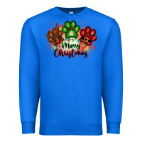 True Royal merry christmas paws Premium Sweatshirt - FaDigitalArtStudio