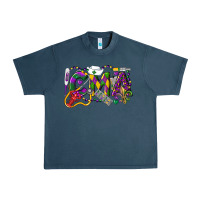 Midnight Navy CMA Certified Medical Assistant Mardi Gras Urban Heavy Tee - LillyAllenDesigns