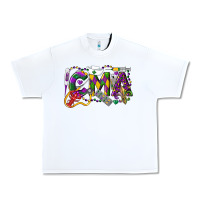 White CMA Certified Medical Assistant Mardi Gras Urban Heavy Tee - LillyAllenDesigns