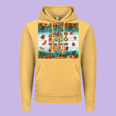 Just A Girl Who Loves Fall Tumbler Vintage Hoodie Designed By Bundleandbundleshop