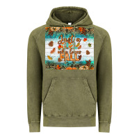 Vintage Olive Just A Girl Who Loves Fall Tumbler Vintage Hoodie - BundleAndBundleShop