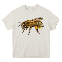 Cream Bee Side Heavy Core Tee - LillyAllenDesigns