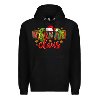 Black christmas nonnie claus Premium Hoodie - FaDigitalArtStudio