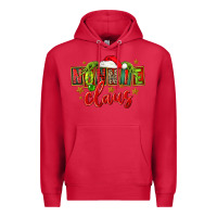 Cardinal christmas nonnie claus Premium Hoodie - FaDigitalArtStudio