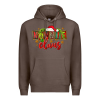 Coffee christmas nonnie claus Premium Hoodie - FaDigitalArtStudio