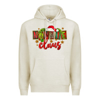 Oatmeal Heather christmas nonnie claus Premium Hoodie - FaDigitalArtStudio