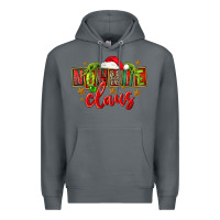 Rock christmas nonnie claus Premium Hoodie - FaDigitalArtStudio
