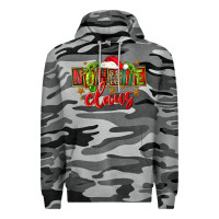 Slate Camo christmas nonnie claus Premium Hoodie - FaDigitalArtStudio
