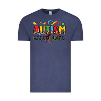 Vintage Denim autism acceptance Vintage Tee - LillyAllenDesigns