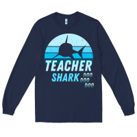 Navy Teacher Shark Doo Long Sleeve Tee - Bettercallsaul