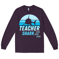 Plum Teacher Shark Doo Long Sleeve Tee - Bettercallsaul