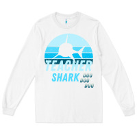 White Teacher Shark Doo Long Sleeve Tee - Bettercallsaul