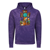 Cloud Purple fall cross Vintage Hoodie - BundleAndBundleShop