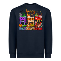 Navy Happy Hallothanksmas teeth Heavyweight Sweatshirt - texasbilliewilder