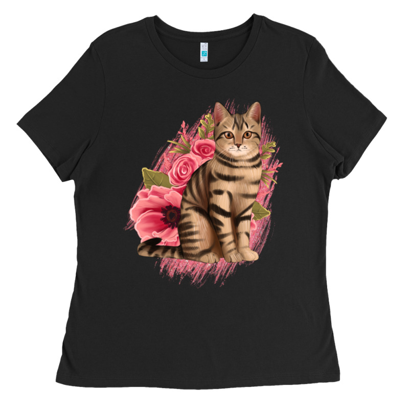 Floral Cat Ladies Tee by Jasminsmagicworld | Teevron