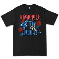 Black happy 4th of july Premium Tee - MaliasSmallBusiness