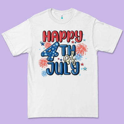 Happy 4th Of July Premium Tee Designed By Maliassmallbusiness