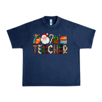 Navy teacher christmas Urban Heavy Tee - JahusDesignShop