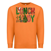 Carrot Lunch Lady Christmas Premium Sweatshirt - BundleAndBundleShop