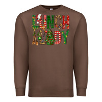Chestnut Lunch Lady Christmas Premium Sweatshirt - BundleAndBundleShop
