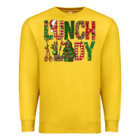 Lemon Lunch Lady Christmas Premium Sweatshirt - BundleAndBundleShop